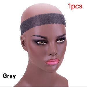Gray Silicone Wig Grip Band